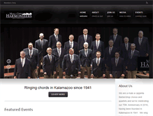 Tablet Screenshot of barbershopharmony.org